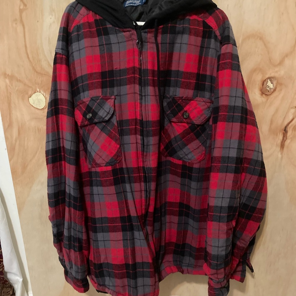 Plaid hoody
